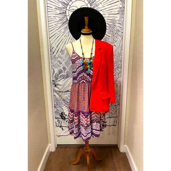 π Beautiful patchwork bohemian dress - Picture 9 of 11